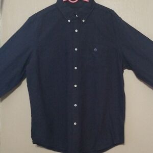 NWT Men's American Eagle Navy Button down shirt XL Old Money Preppy Classic